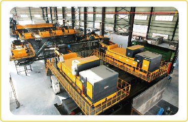 complete recycled aluminum production line